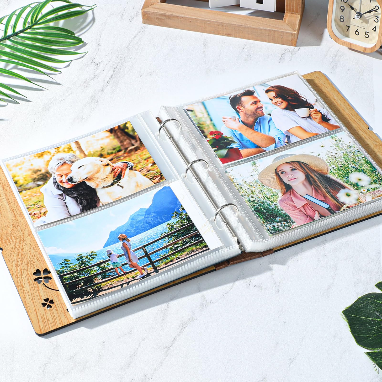 Amazon.com: ZEEYUAN Small Photo Album for 4x6 Pictures, Horizontal